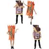 Halloween Cosplay Peanut Butter Chocolate Bar Unisex Jumpsuit For Themed Parties