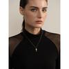 Yhpup Fashion Stainless Steel Natural Shell Star Chic Pendant Necklace 18K PVD Plated Exquisite Korean Fashion Jewelry Gift