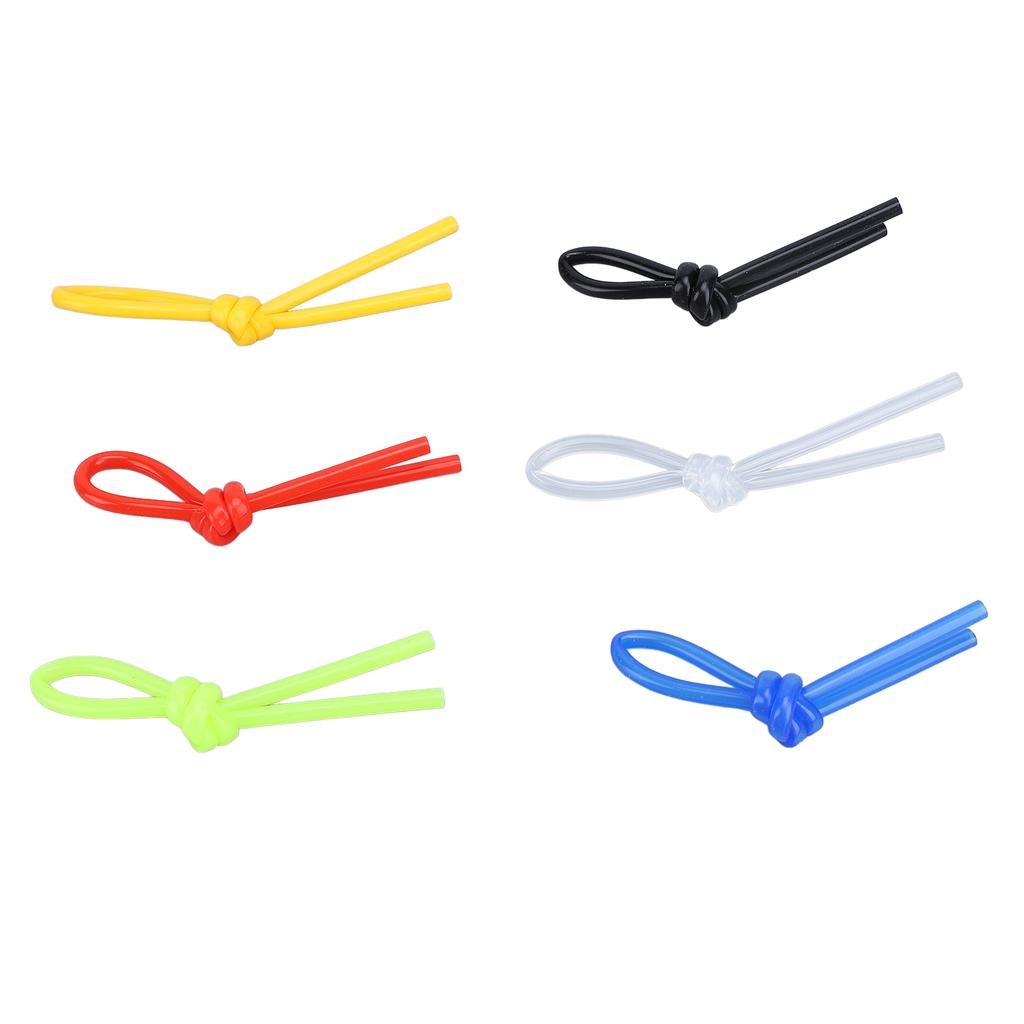 100pcs Tennis Racket Vibration Dampener Knot Silicone Good Elasticity Shock Absorbing Knot for Tennis Competition