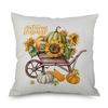 Pumpkin Thanksgiving Throw Pillow Cover Pillowcase Decorative Sofa Cover Cushion