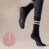 Pilates-Socken für Damen, Yoga-Socken, reine Baumwolle, rutschfeste Silikongriffe, Indoor-Sport, Fitness, Pilates, Yoga, Gymnastik, Tanzsocken