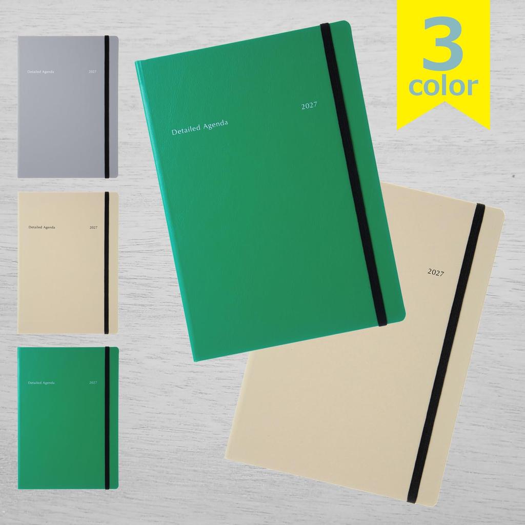 Laconic 2027 A5 Weekly Planner, Hardcover, Beige LALD113-270BE (Starts December 2026)