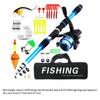 Children's Fishing Kit with Telescopic Rod and Reel for Outdoor Adventures