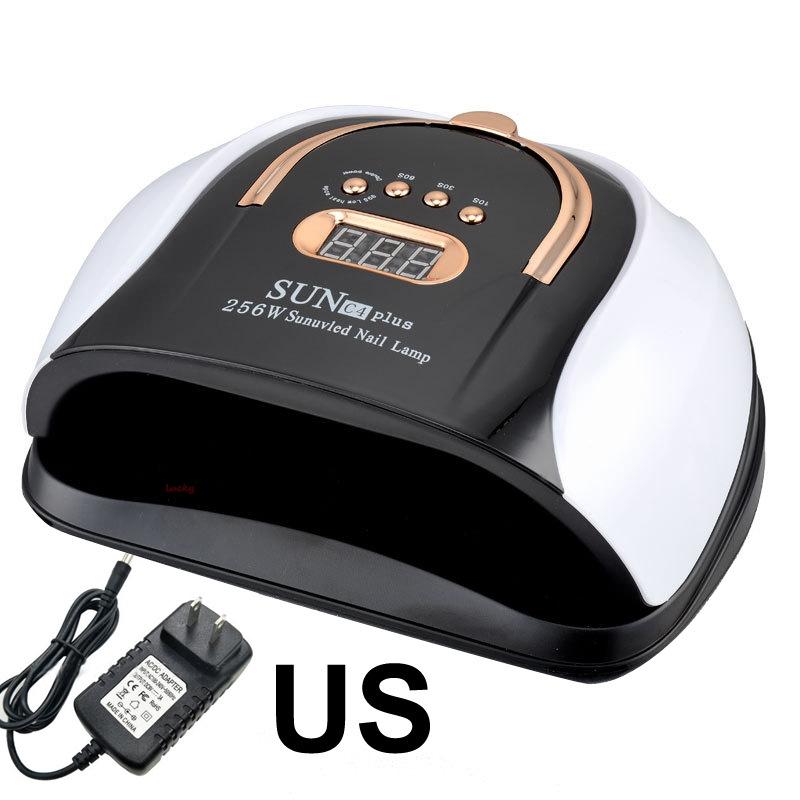 256W UV LED Nail Lamp Professional Gel Nail Dryer With Smart Sensor Fast Curing And Portable Handle For Home Use