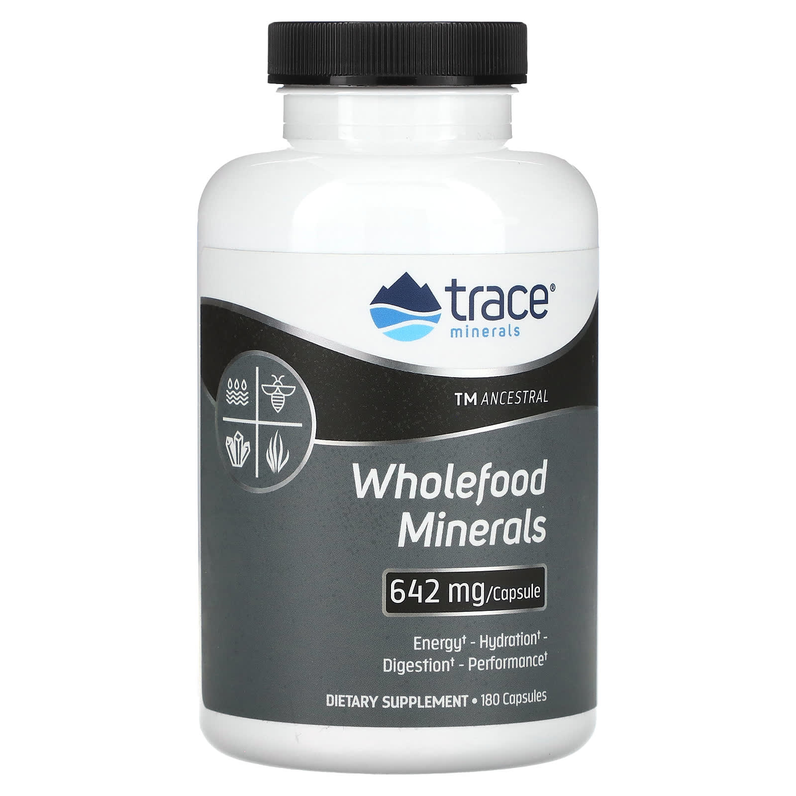 

Tm Ancestral, Natural Food Mineral, 642Mg, 180 Capsules