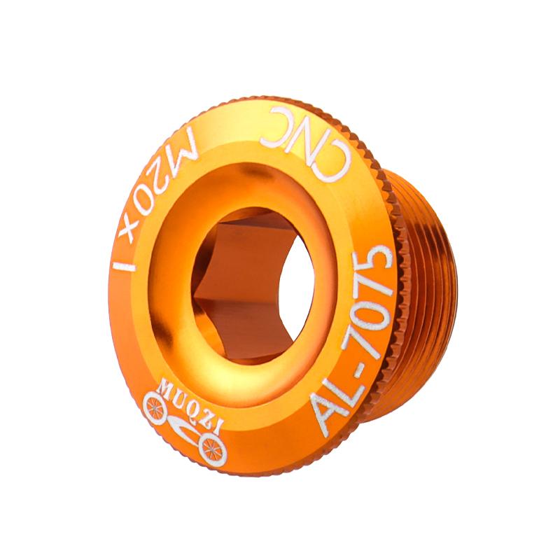 Kurbelabdeckung Schraubkappe M20 MTB Kurbelgarnitur Kurbelabdeckung Aluminium Rennrad Zubehör 10 Farben