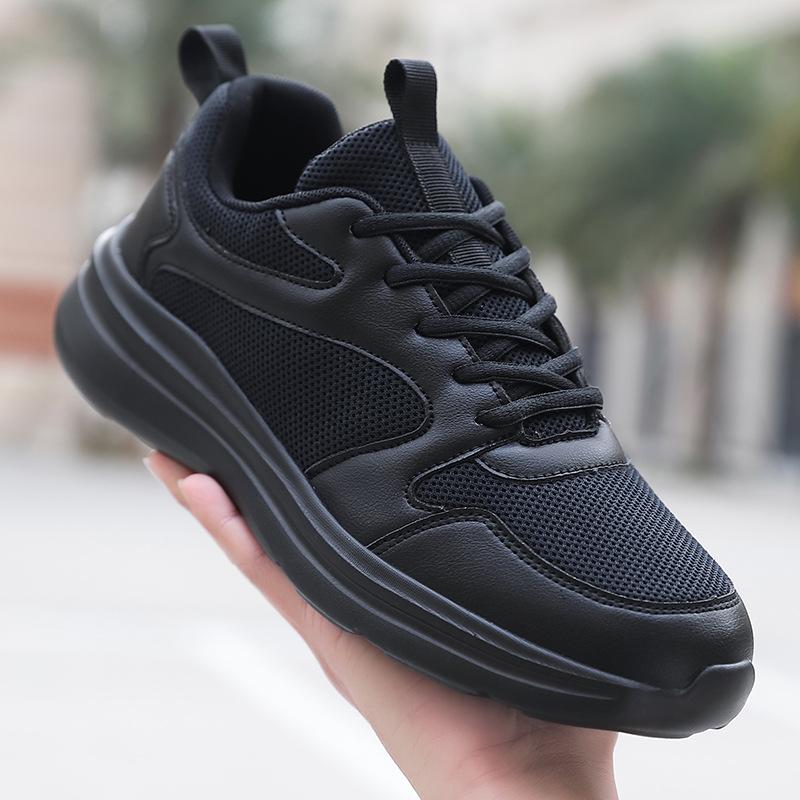 Summer Sports Shoes Lightweight Soft Sole Shock Absorption Student Running Shoes Youth Mesh Breathable Deodorant