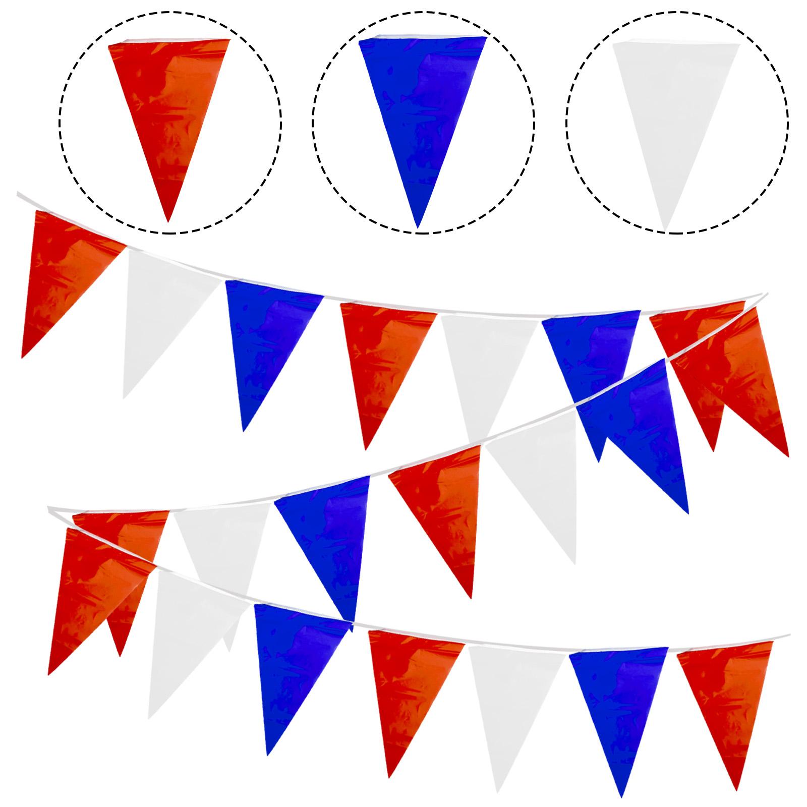 

Bunting String Flag Triangular String Flag Fundraisers Street Parties 50pc Blue Home Decoration Red Triangular China Mainland