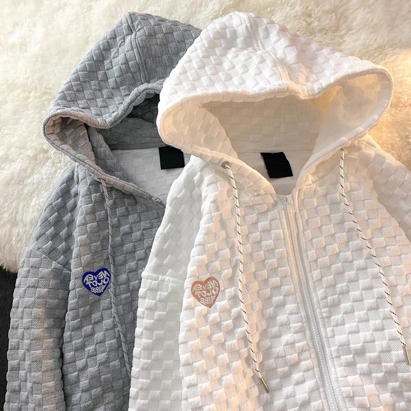 

Модные весенне-осенние женские толстовки с длинными рукавами и буквенным принтом, свободные повседневные толстовки с капюшоном на молнии для женщин