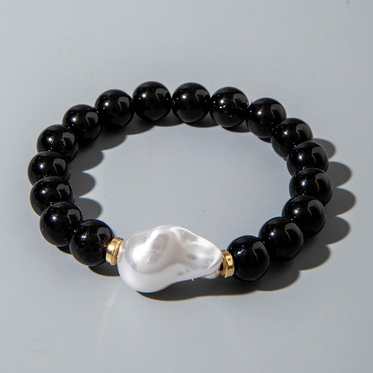 Летний новый красочный многокомпонентный браслет из бисера и акрила с жемчугом, женский ювелирный креативный персонализированный браслет