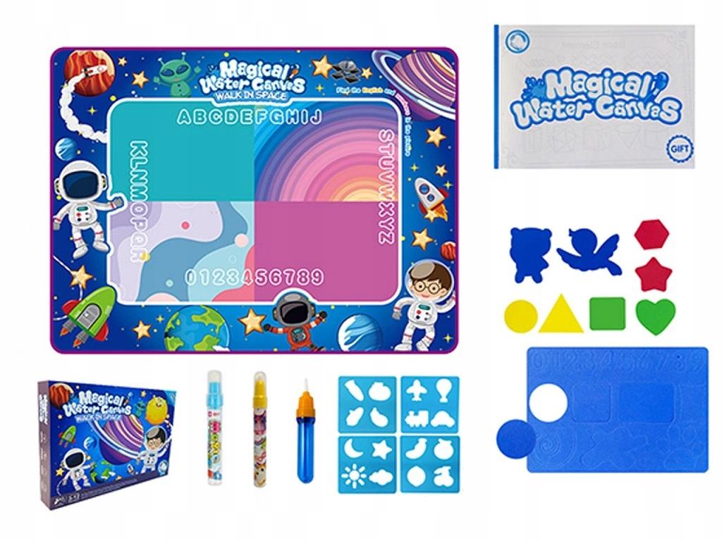 MATA DO KOL. PISAKIEM WODNYM KOSMOS 80x60CM 0039