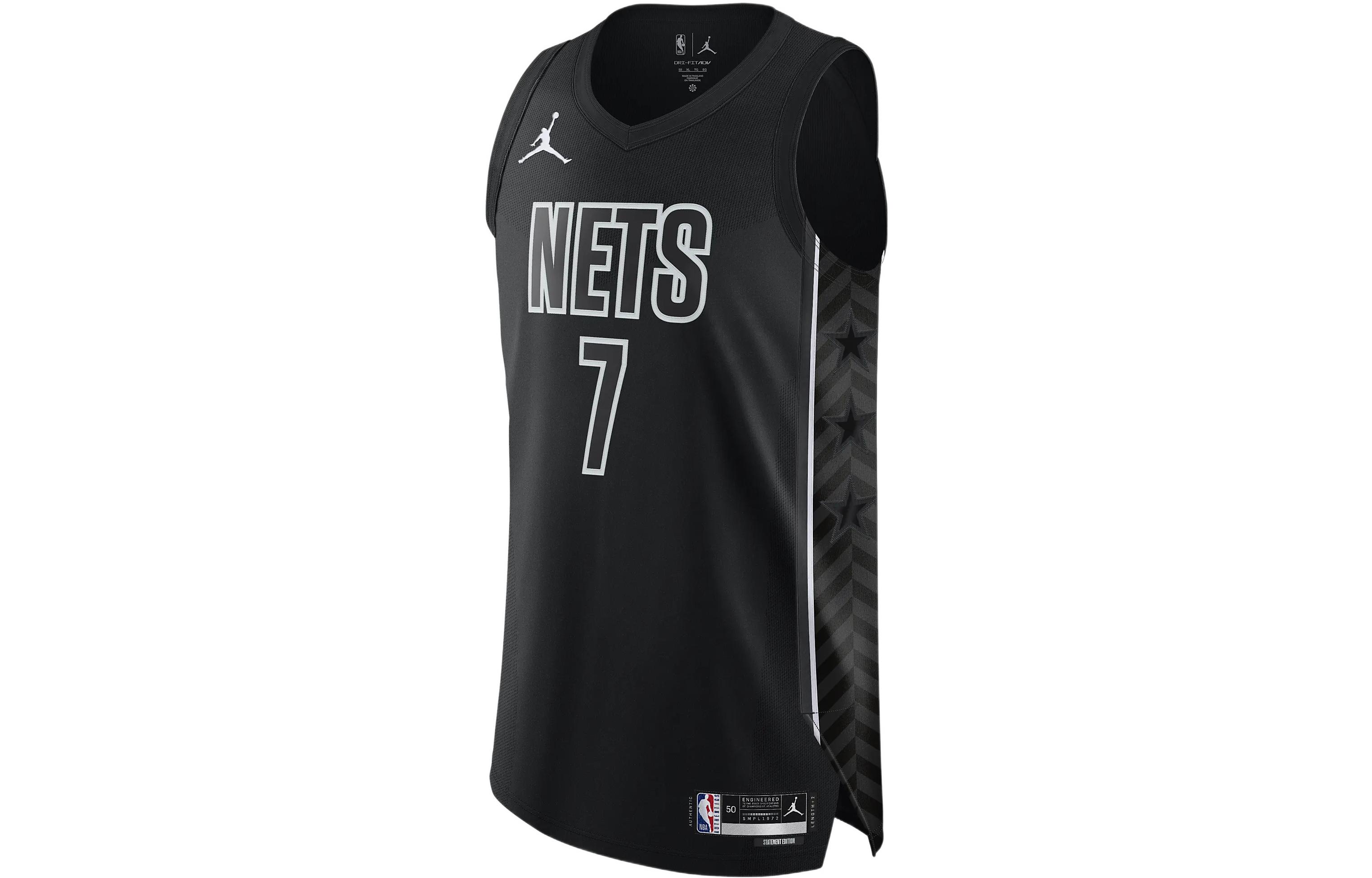 Баскетбольная майка Jordan X NBA Brooklyn Мужская Черная DQ0140-011 XL