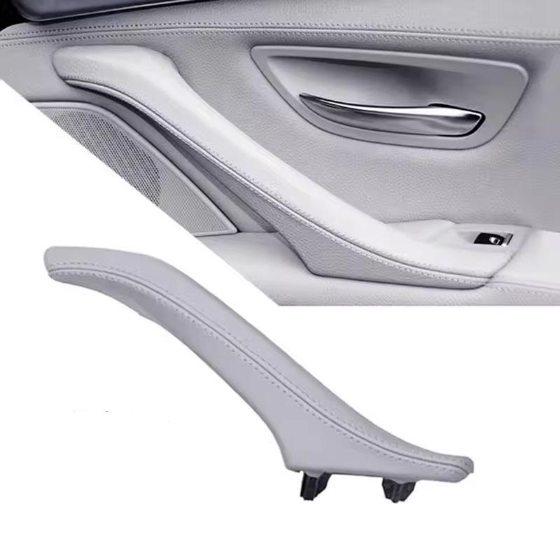 Compatible Interior Door Leather Handle for 2010-2017 BMW 5 Series F10/F11/F18 520i/523i