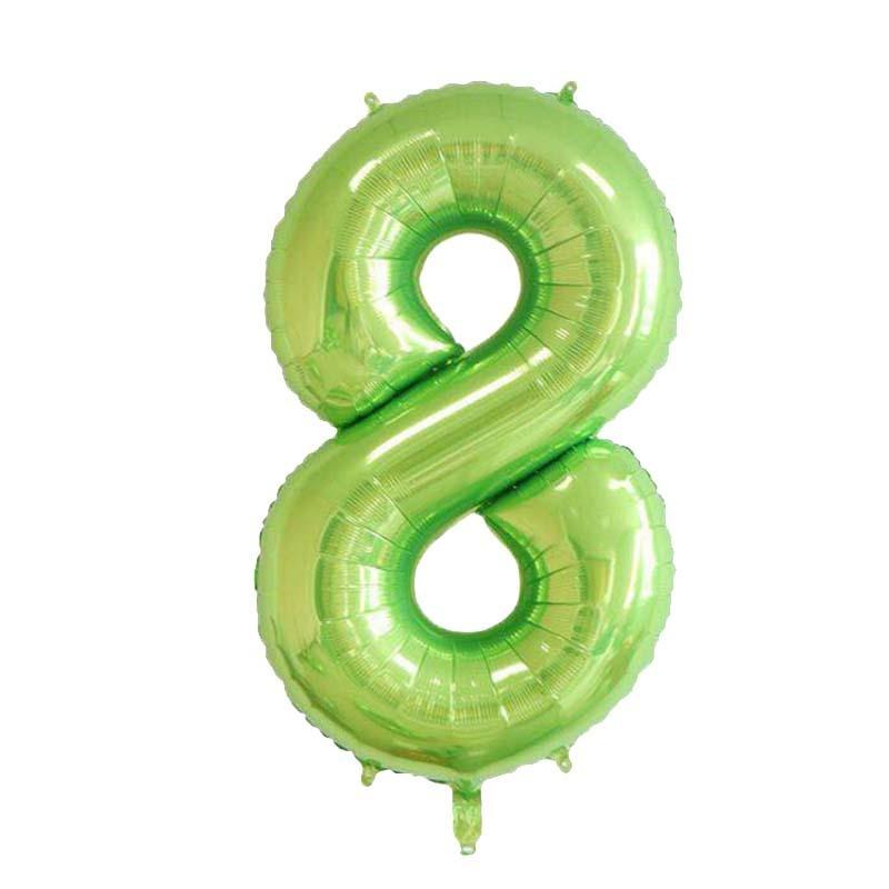 Feiern Sie mit lebhaften 32-Zoll- und 40-Zoll-Geburtstagszahlen-Folienballons für Partys