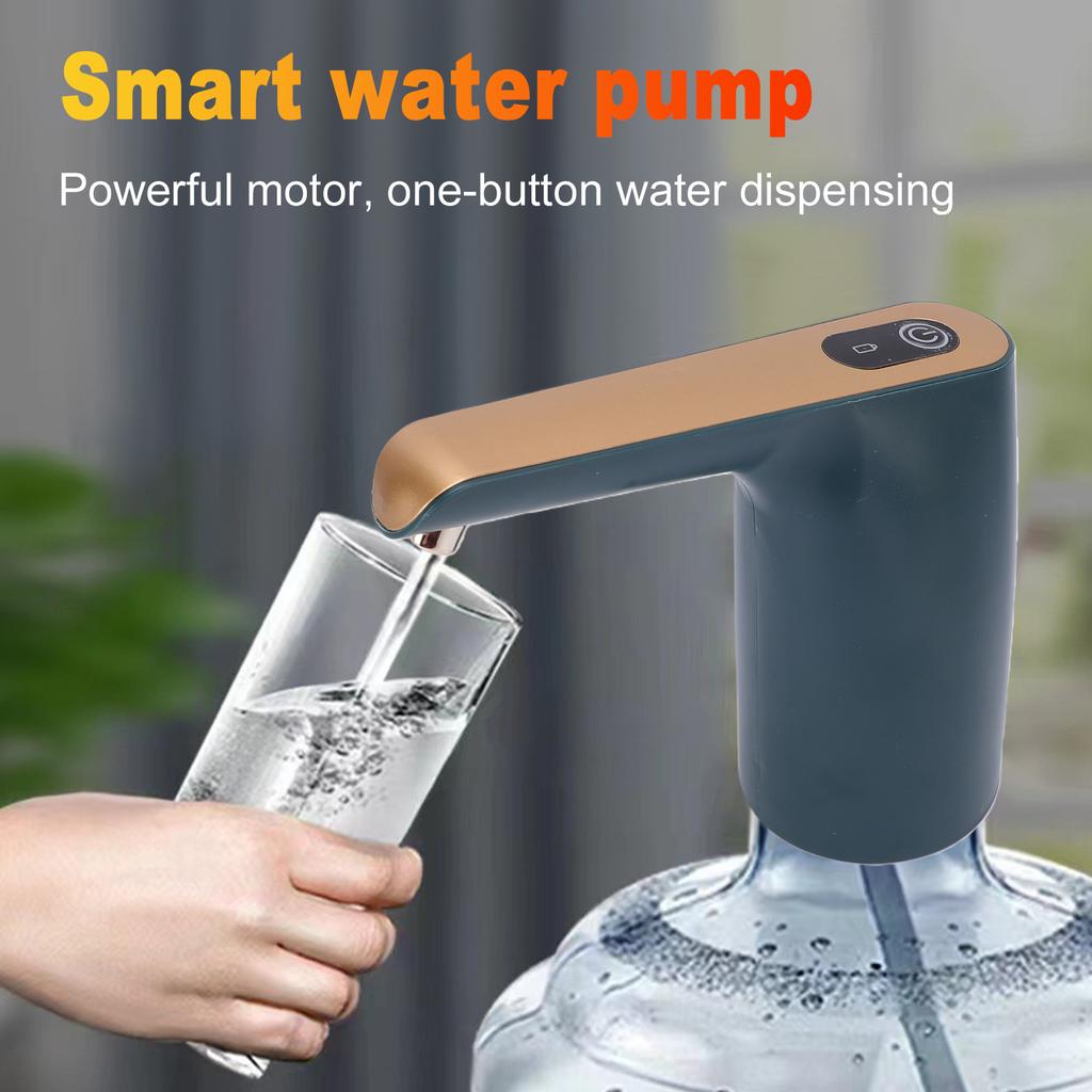 USB Charging Automatic Drinking Water Pump 3L min with 55cm Hose Smart Pumping Powerful Motor for Home Camping Office