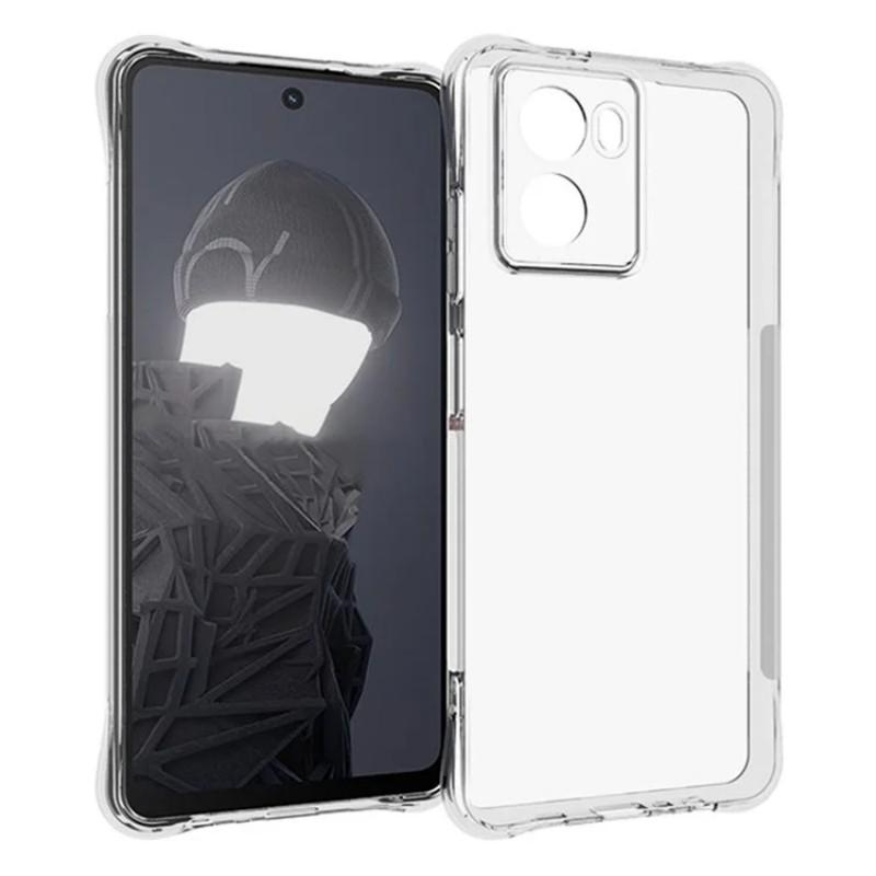 For HMD Fusion 5G Clear TPU Case WANLONFENG TM Series 2.0mm Phone Back Cover