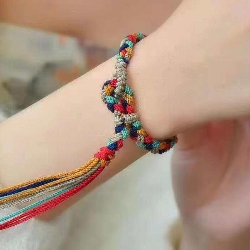 Five-color Bracelet, Buddhist Goods, Accessories, Supplies, Sesa, Five-color Thread Bracelet