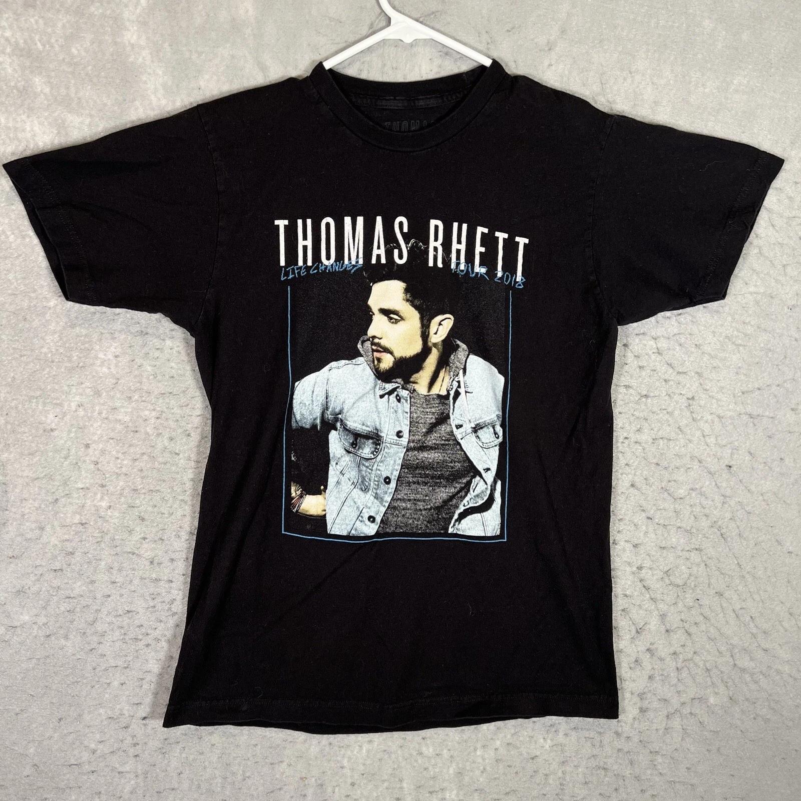 *A1 Thomas Rhett Live Changes 2018 Tour T Shirt Adult Medium Black Mens L
