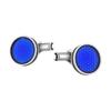 Hexagonal Pattern Cufflinks Men Cufflinks Blue 118602