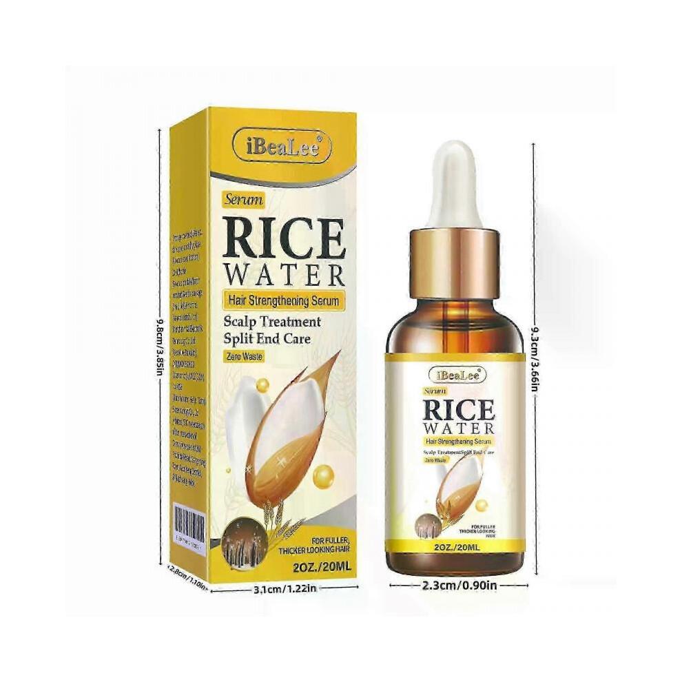 (2pcs)Rice Water Hair Serum,Rice Water for Hair Growth,Rice Water for Hair Growth,Moisturizing,Nourishing,Smooth Hair,Scalp Treatment,Split End Care