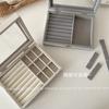 Jewelry Storage Box Earring Ring Necklace Organizers Storage Transparent Jewlery Holder Display Box for Jewelry Classification