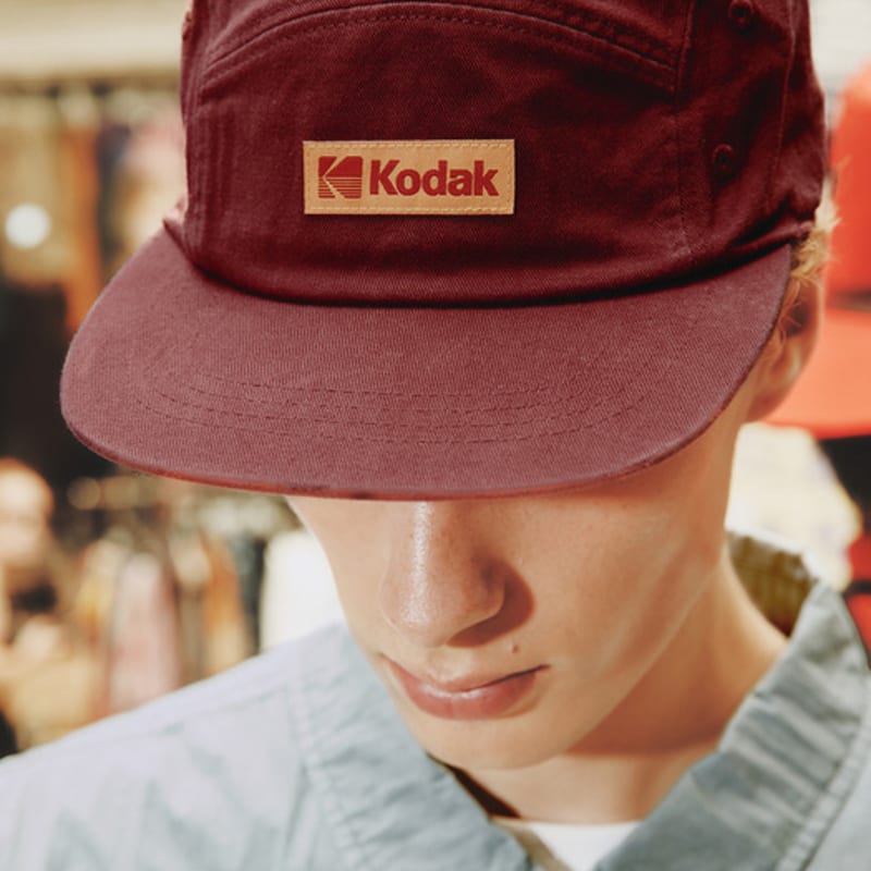 

KODAK Apparel Logo Camp Cap BURGUNDY FREE
