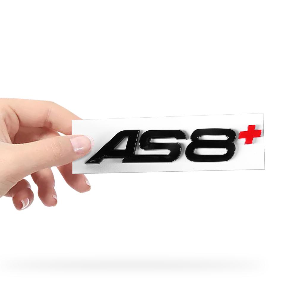3D Aluminum For T01 AS3 AS4 AS5 AS6 AS7 AS8 AS3+ AS4+ AS5+ AS6+ AS7+ AS8+ Letters Emblem Car Rear Trunk Decoration Logo Sticker 01T