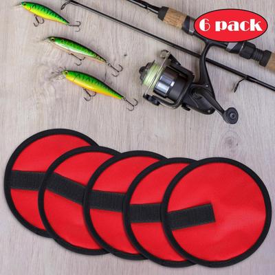 1/2/4/6/8Pcs Fishing Lure Wrap Waterproof Oxford Cloth Fishing Rod Bait Cover Guard Shield