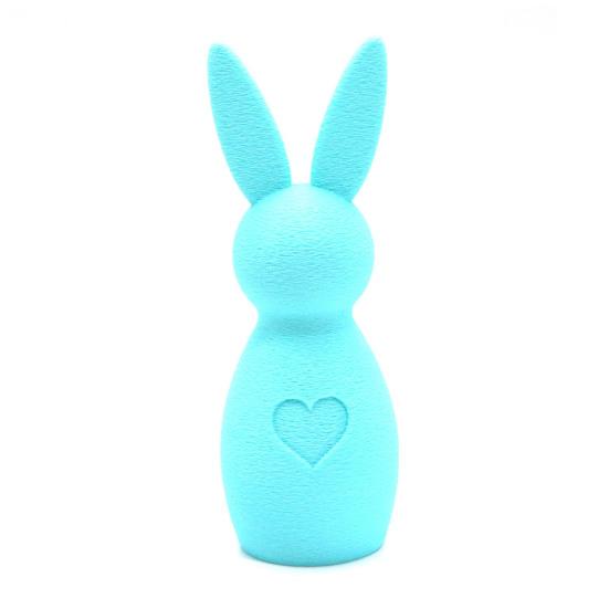 3D-gedruckte Hasenfigur Herz-Hase Statue Osterfeiertag Party Heim Büro Schreibtisch Tier Dekoration Schmuck