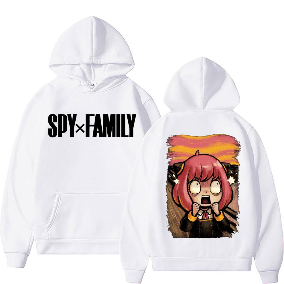 Japanese Anime Spy X Family Anya Forger Graphic Print Hoodie Harajuku Streetwear Unisex Women Unisexga Clothing Oversized Sweatshirt