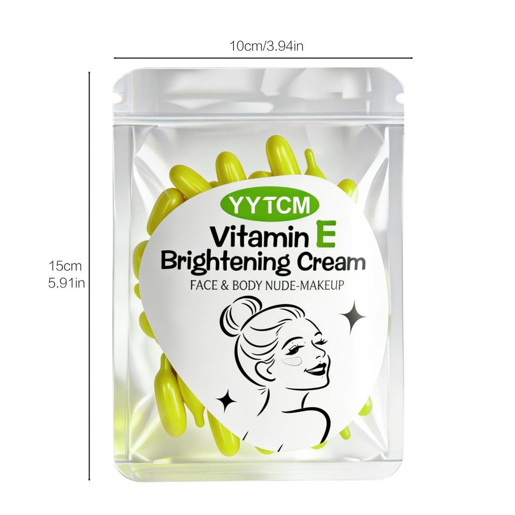 Vitamin E twice throwing skin cream capsule, concealer and moisturizing, (0.4gx30 pills)/bag -1 bag