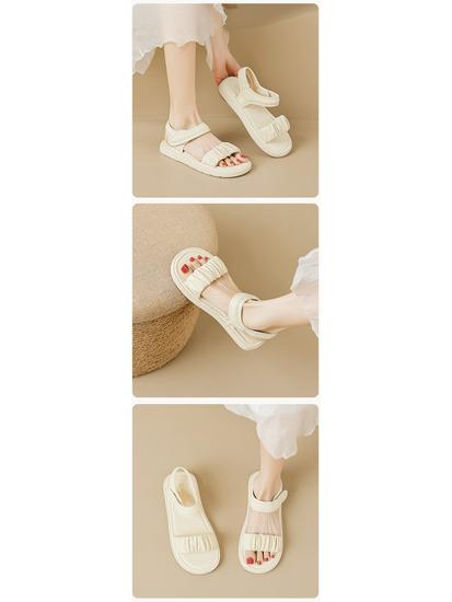 Weiwei 9169-8 Dámské letní boty na robustním podpatku se čtvercovou špičkou a korálky, nadměrná velikost, pohádkový styl, k sukni.