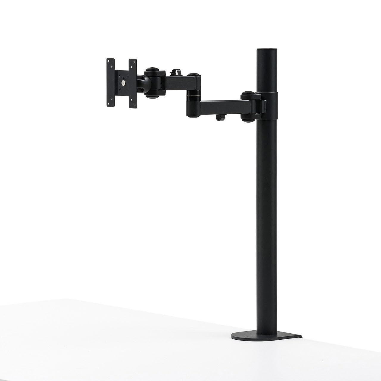 

Sanwa Supply Monitor Heavy Duty Horizontal Clamp Type Arm, (Supports 20kg), (Supports 30-100mm), Black, CR-LA1702BK чёрный