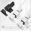 Impacts Activated Self Closing Spring Door Latches Easy Installation Aluminum Auto Locking Door Bolt for Enhances  Security