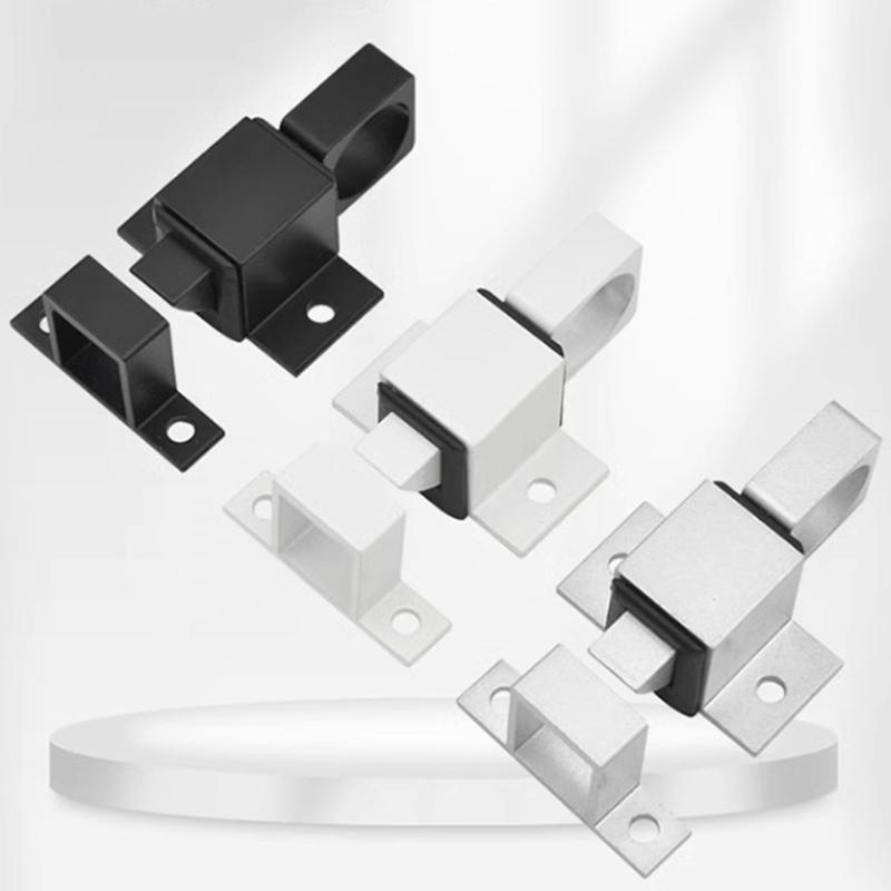 Impacts Activated Self Closing Spring Door Latches Easy Installation Aluminum Auto Locking Door Bolt for Enhances Security