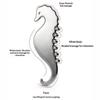 Manual Head Massager Scalp Comb Protable Stainless Steel Gua Sha Face Tool Trigger Point Massager For Foot Hand Back