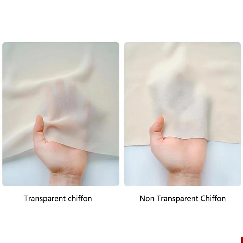 150x50cm/150x300cm Nicht Transparenter Chiffonstoff Für Sommerkleider, Kleiderfutter, Hosen, Handgefertigter DIY-Stoff TJ10408