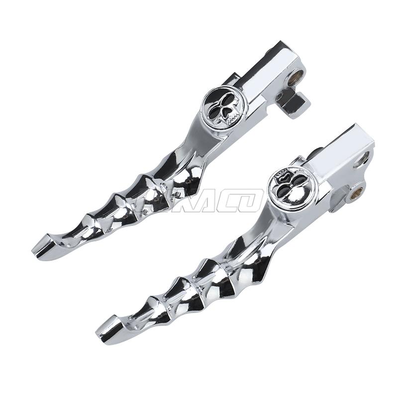 

Новые мотоциклетные аксессуары Череп Зомби Рычаги тормоза и сцепления Руль для Harley Sportster XL883 XL1200 48 72 883 2004-2022 21