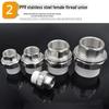PPR Stainless Steel Union Hot Melt Pipe Connector
