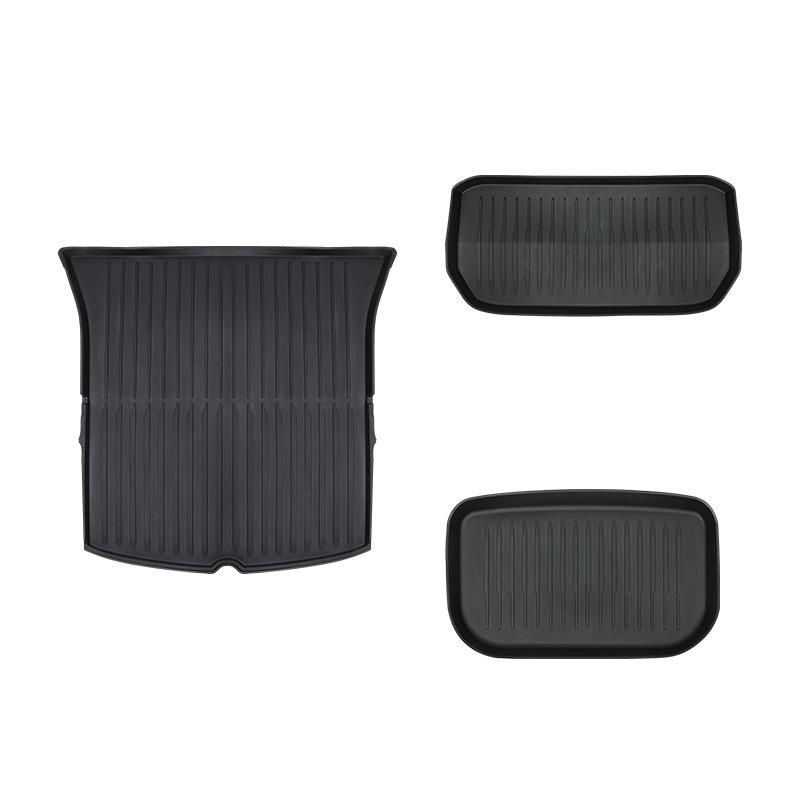 Tesla Model 3/Y Full Surround TPE Floor Mats (Left/Right Rudder)
