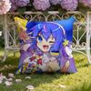 Cute O-Otomachi U-Una Cushion Cover Home & Car Dual-Scene Pillow Cover: Reversible for Premium Comfort