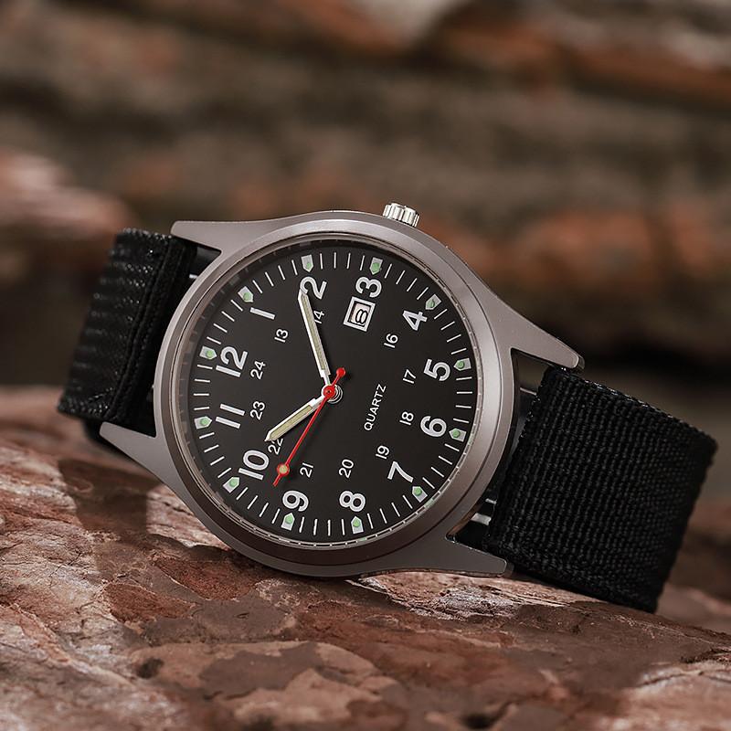 Military Watch For Men With Calendar Quartz Movement Sports Watch For Casual Wear