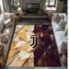 Tappeto in Flanella Stampato Juventus FC Antiscivolo Morbido Poliestere Tappeto per Pavimento Tappetino Decorativo per Interni per Camera da Letto Soggiorno Divano