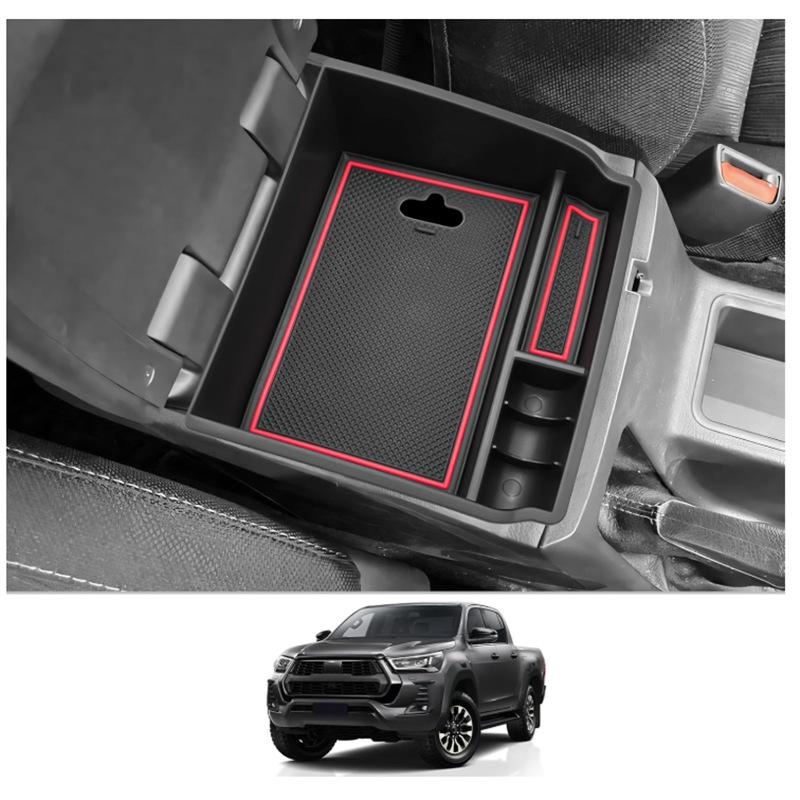 Enhanced Armrest Storage for 2015 4Runner/Hilux Plastic