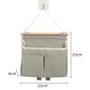Waterproof Bedhead Hanging Storage Bag Wall Door Mounted Closet Underwear Organizer Sundries Pouches Home Storage Accessories