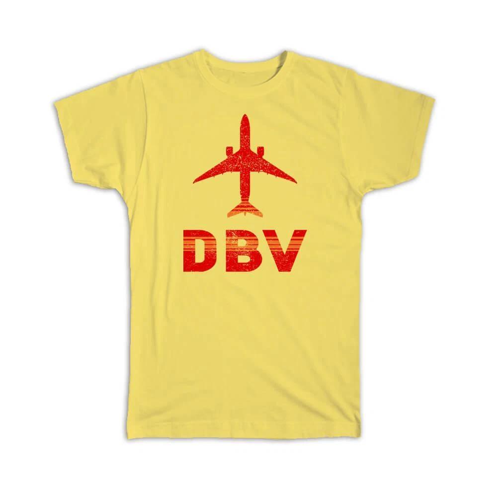 

Gift T-Shirt : Croatia Dubrovnik Airport DBV Travel Airline Pilot XL