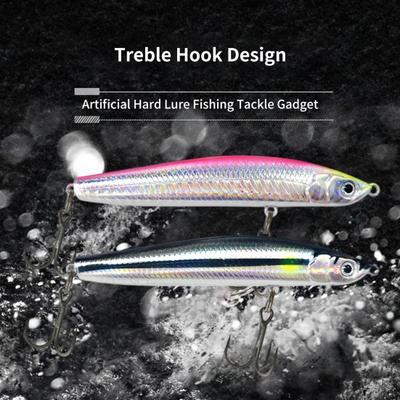 14g/9cm Bionic Bait Realistic Looking Treble Hook Design Vibrant Color 3D Fish Eyes