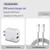 30W Gallium Nitride Dual-Port PD Charger for iPhone 17, Apple, Huawei Phones, and Tablets