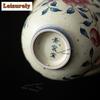 1pc/lot Twining Peony Flower Mouth Teacup Japanese Tea Bowl Water Jug Tea-tasting Personal Cup Chazhan Master Cup Tableware 11ML