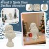 Resin Christmas Figurine Festival Decor Santa Head Bust High Quality Santa Bust Statue